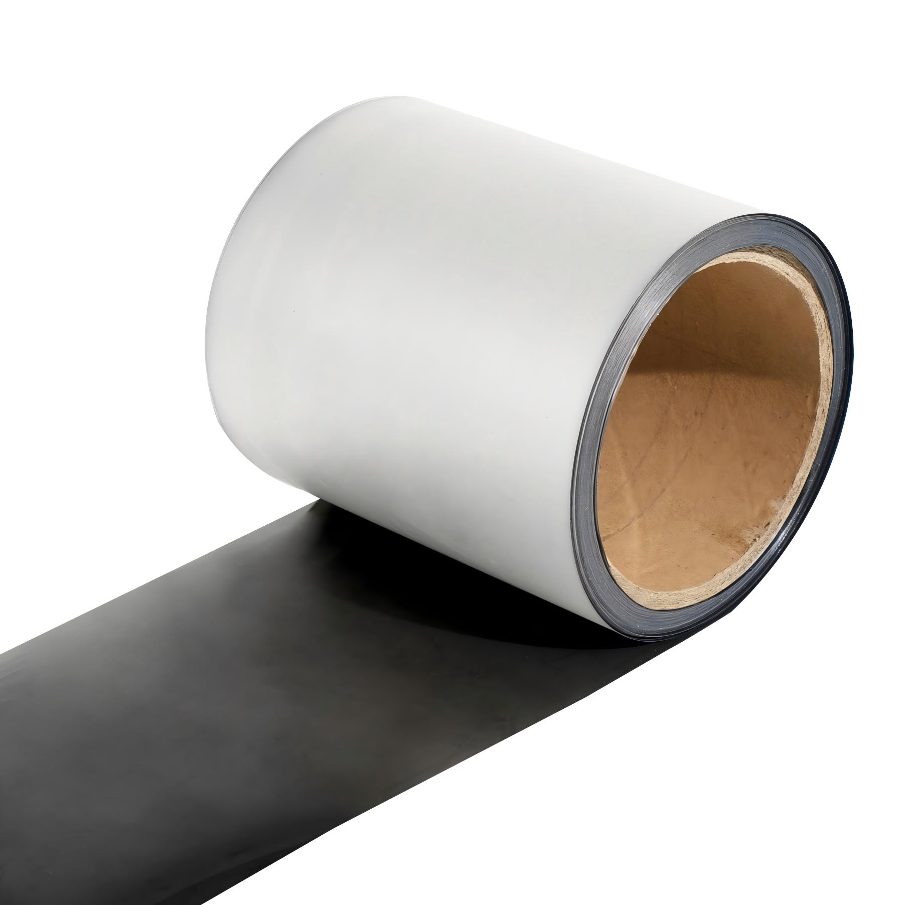 Roll Silver Coated Black carbon conductive film For Ecg